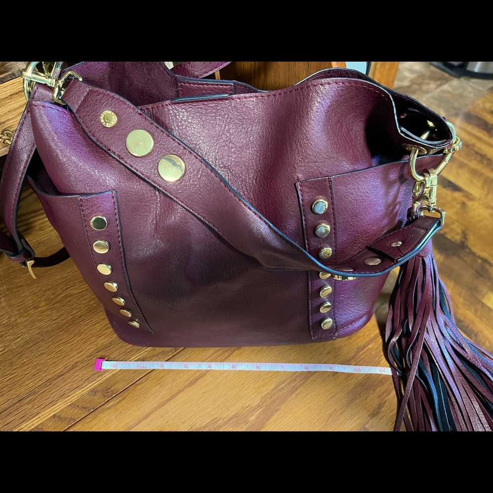 Steve Madden faux leather convertible purse